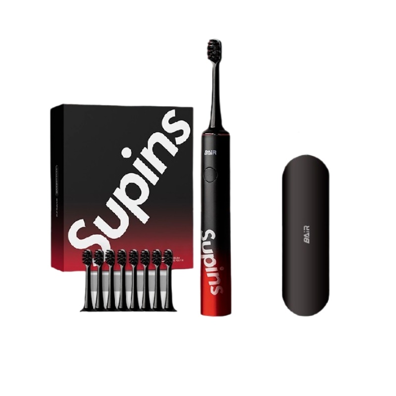 拜尔电动牙刷X304（主机+便携盒+充电线+8刷头）（单位：个) 黑色