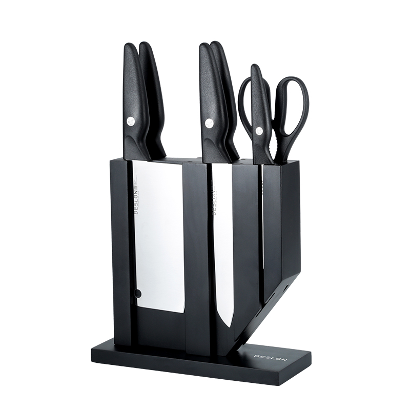 德世朗（DESLON）莱柯刀具七件套A LK-TZ016-7A（单位：套） 黑色