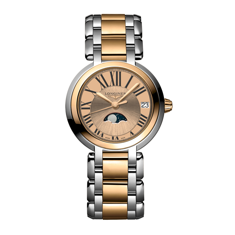 浪琴(Longines)瑞士手表 心月系列 石英钢带女表L8.115.5.31.7（单位：块） 金色