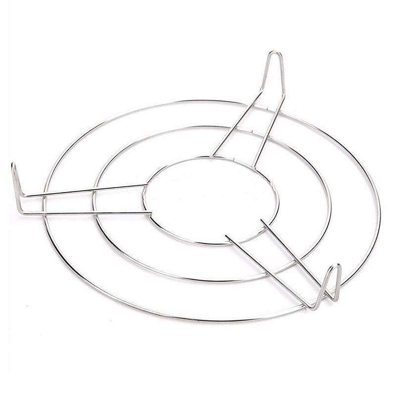 德国法克曼(FACKELMANN）三脚不锈钢蒸架 15*4.2cm（单位：个） 不锈钢色