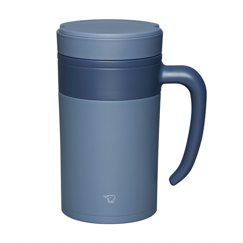 象印不锈钢真空保温喝茶杯480毫升 SE-KAE48C-AZ（单位：个） 绀青