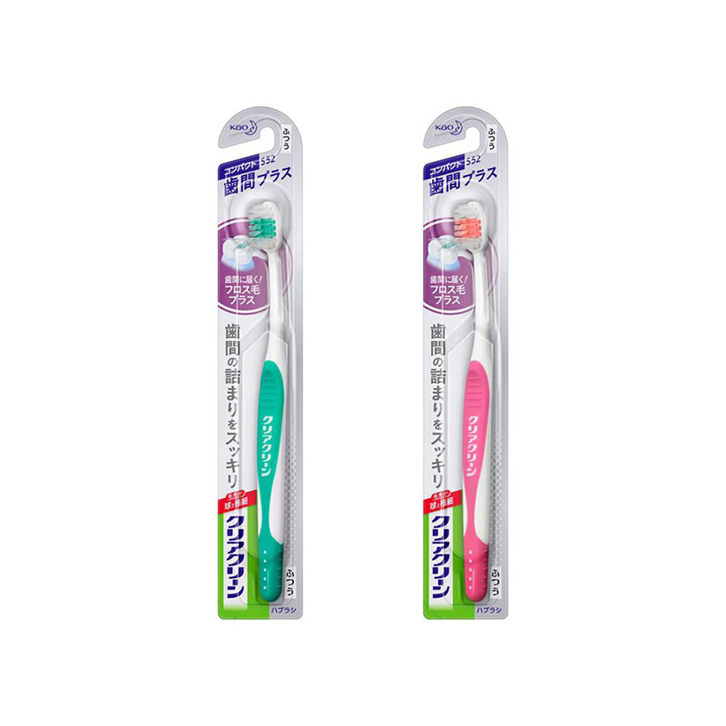 花王（KAO）成人牙缝软毛刷清洁牙刷（颜色随机） 2支装（单位：支） 2支装