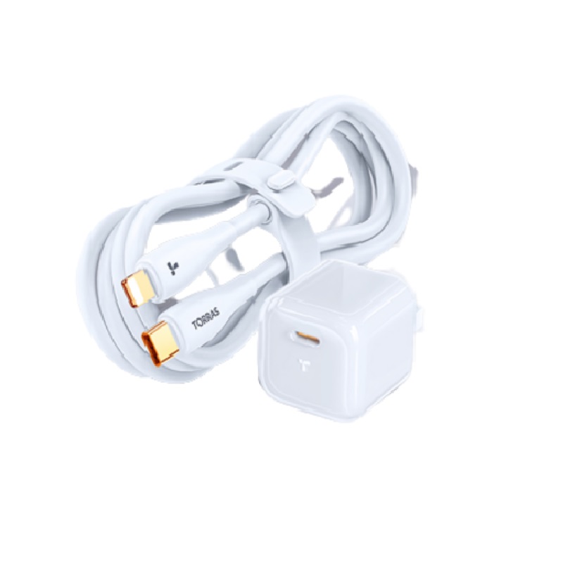 图拉斯-T23-A旅行充电器-带1.68米悦芯lite系列PD线  单位：个 白色(30W)