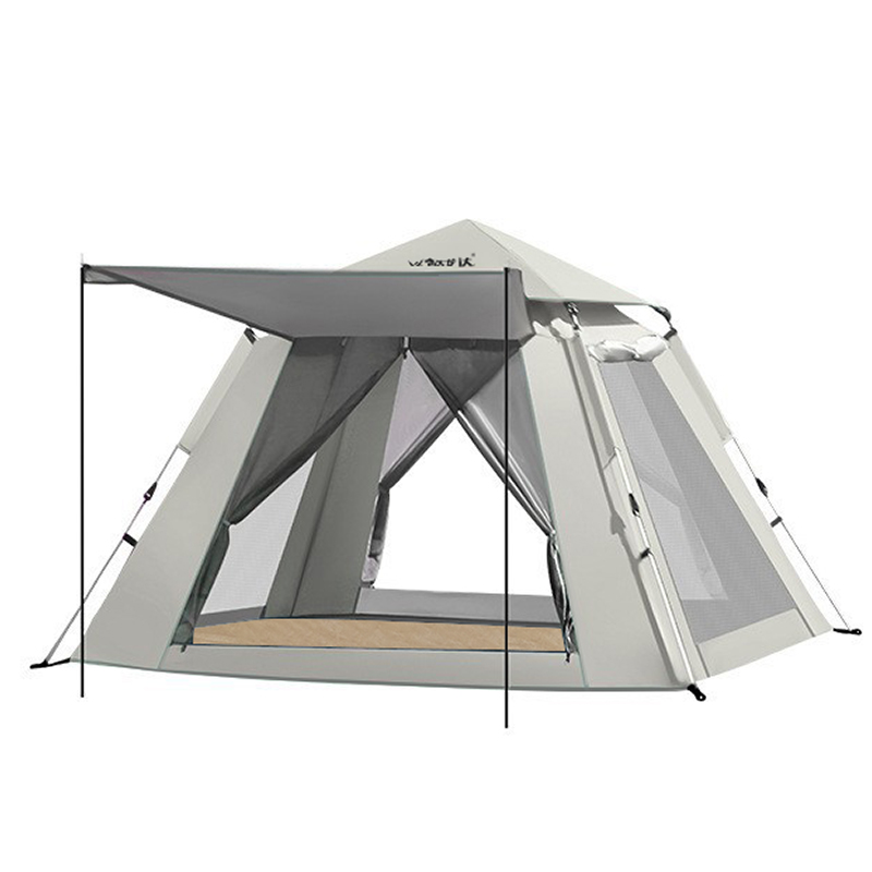 酷龙达(Coloda) 全自动四角帐篷CLD-ZP35A【3-6人】 米白色