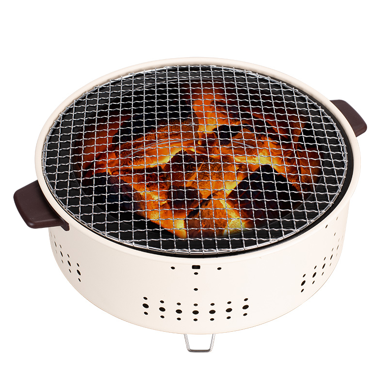 巴尔德Baard品味生活多功能碳烤炉 30CM BD-059（单位：套） 本白色