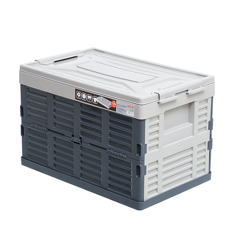 禧天龙折叠箱X-6277（单位：个） 浅灰色