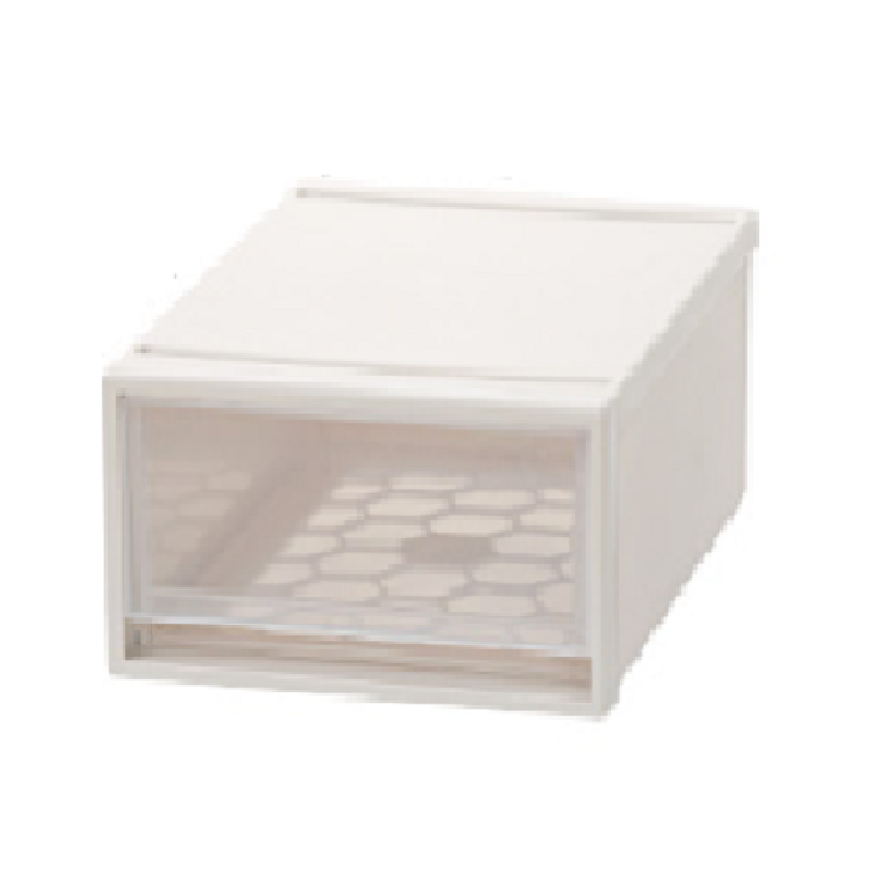 JEKO&JEKO塑料桌面收纳盒抽屉式办公桌面收纳箱收纳柜书桌整理盒中号SWB-5498 3只装/套 白色