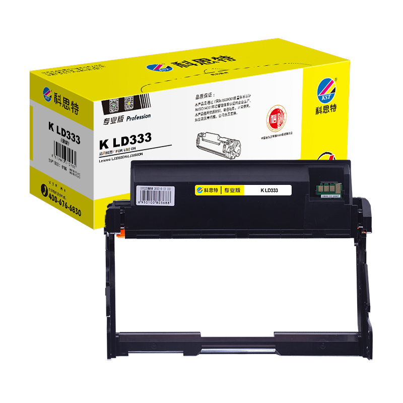 科思特 K-LD333 专业版 打印量约30000页 适用联想LJ3303DN 等 鼓架 1.00 只/支 (计价单位：支) 黑色