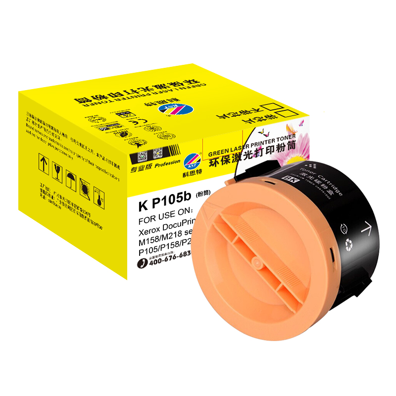 科思特 P105B 专业版 打印量约2200页 适用富士施乐M105等 粉盒 1.00 只/支 (计价单位：支) 黑色