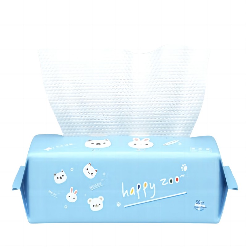 洁丽雅 一次性加厚洗脸巾 RJ313 蓝色