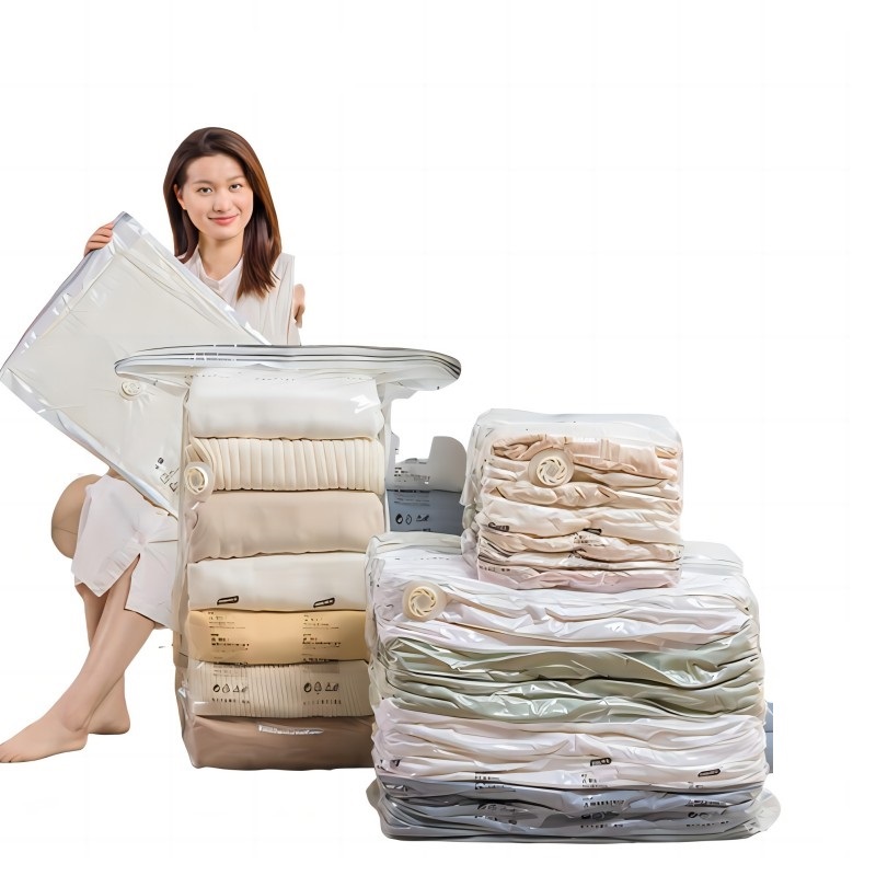 太力 真空压缩 8件套 免抽气搬家打包袋 白色（单位：套）