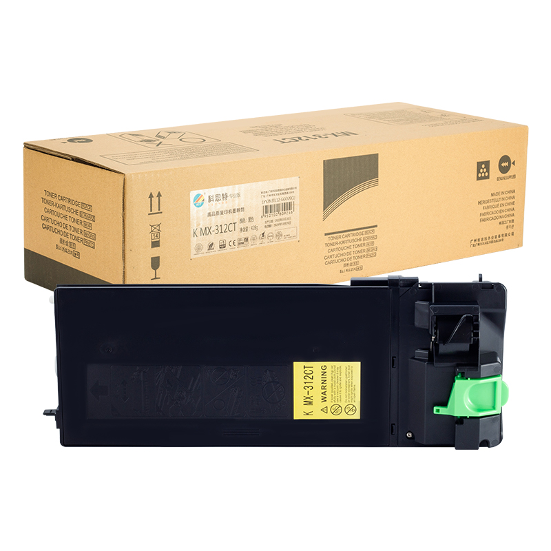 科思特（KST）兼容K MX-312CT 粉盒（鼓粉分离）黑色单支装 专业版 黑色