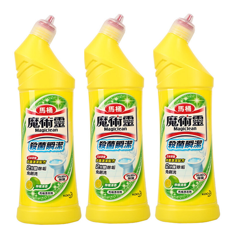 花王（KAO）原装进口魔术灵杀菌瞬洁马桶清洁剂500ml 500ml*3