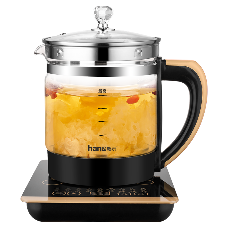 翰乐CD-C180养生壶1.8L/800W（套） 黑茶色