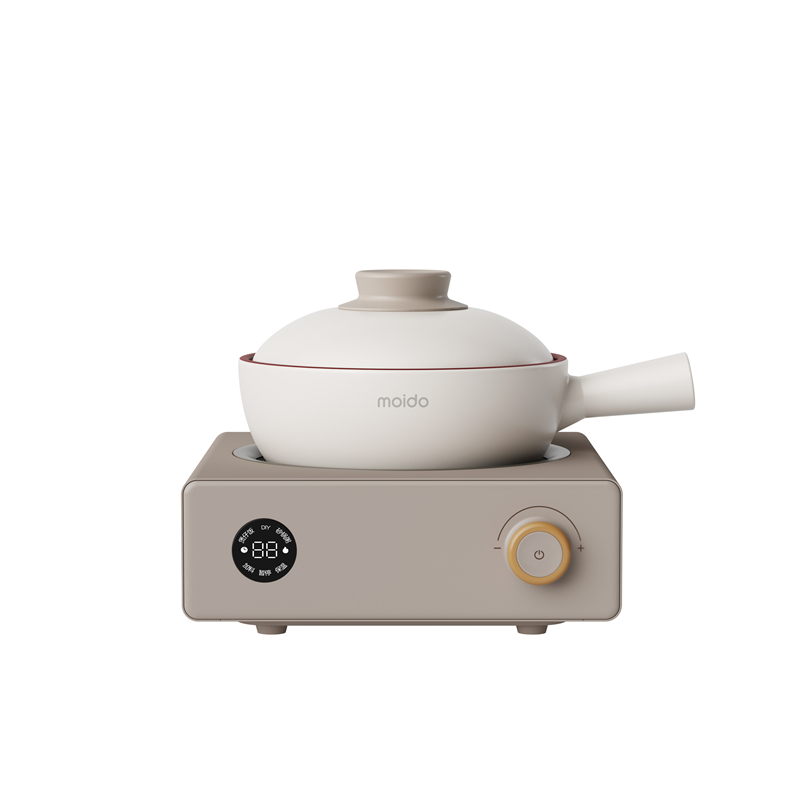 moido陌冬 D2 煲仔料理锅 藕荷灰 （单位：台） 灰色