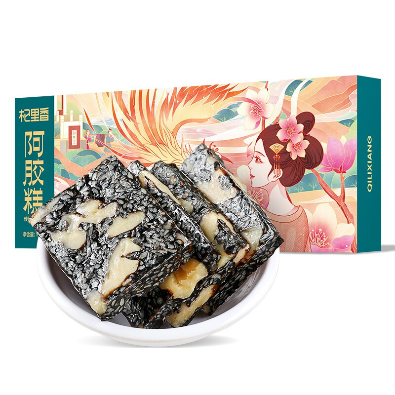 杞里香 传统原味阿胶糕 120g*2盒 绿色