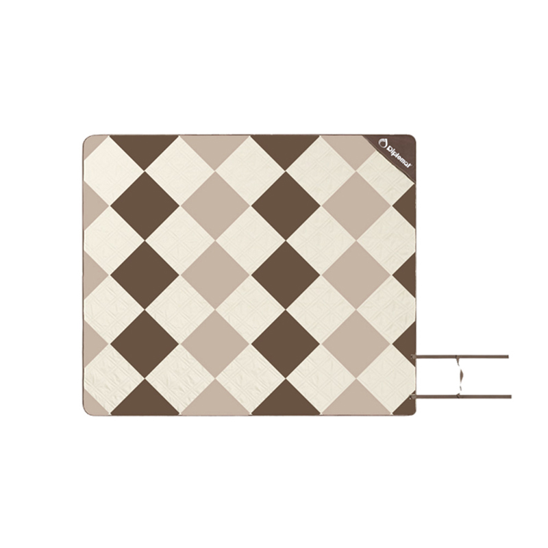 外交官防潮野餐垫-米配咖DFJ-302（单位：套） 米咖色