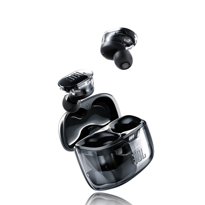 JBL TUNE BUDS蓝牙耳机降噪运动防水入耳式琉璃豆新款正品耳塞 黑色