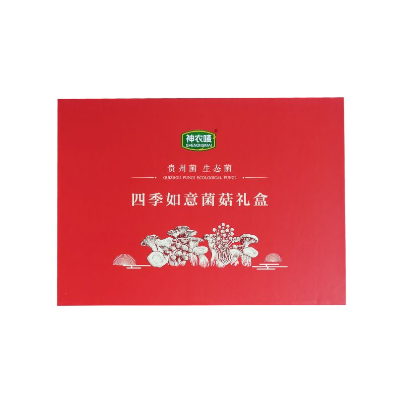 神农唛四季如意菌菇礼盒568g 盒 红色