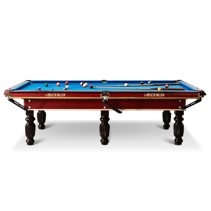 健伦（JEEANLEAN）JL-ZQT-C1S 台球桌高密度板 九尺家用高端美式黑八 宝石蓝