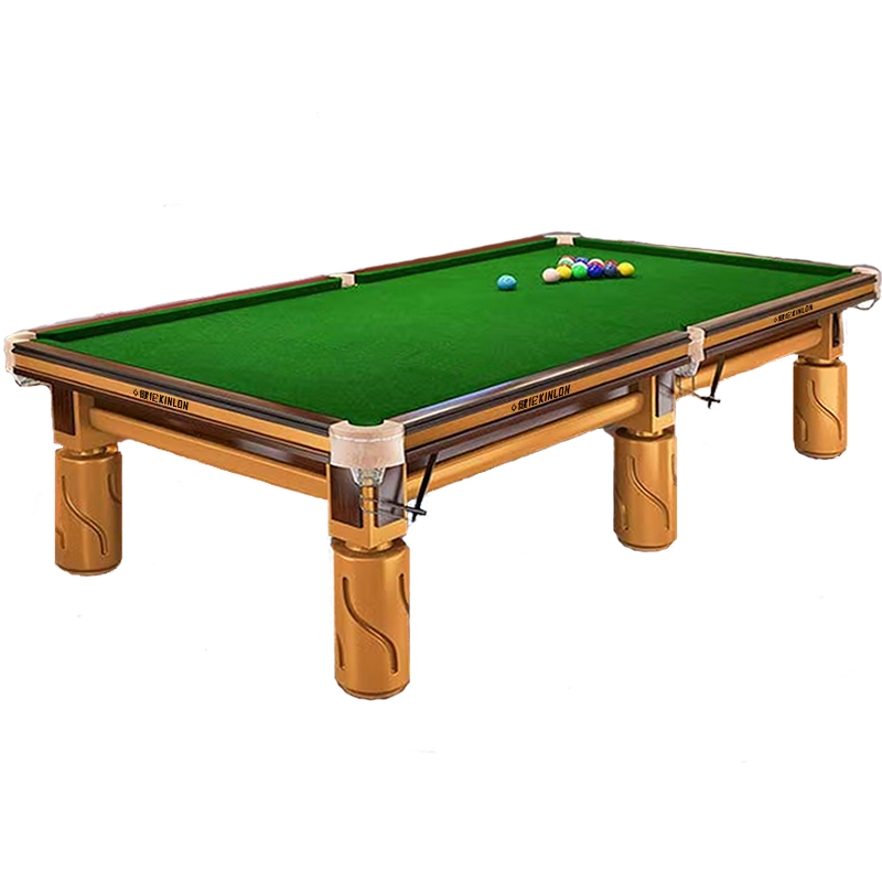 健伦（JEEANLEAN）JL-ZQT-A2S 台球桌 旋风腿 标准九尺家用高端美式黑八 军绿色