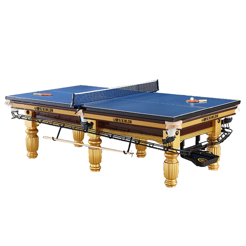 健伦（JEEANLEAN）JL-ZQT-A5S 台球桌钻石级顶配 九尺家用高端美式黑八 全包采购款 极光蓝