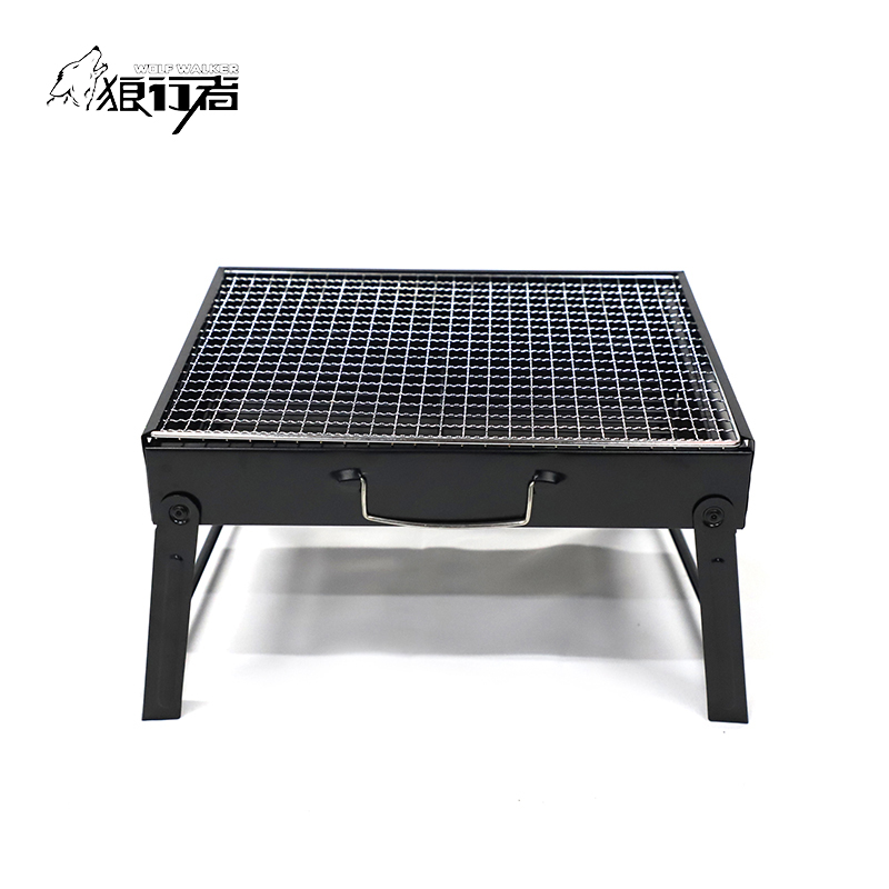 狼行者便携式家庭烧烤架LXZ-5034 铁灰色