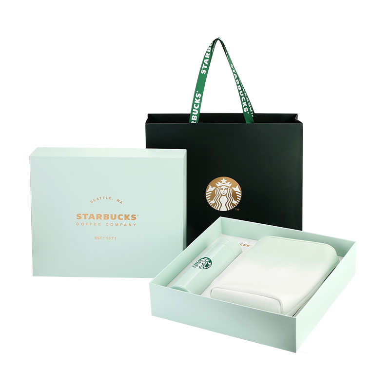 星巴克经典绿色款不锈钢杯配杯套套装325mL（单位：套） 绿色