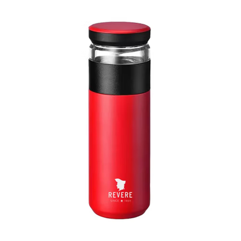 康宁Revere 自在泡茶保温杯 RES-BW104 红色