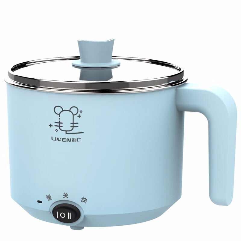 利仁（Liven）电煮锅  多功能  小电锅 1L  LPHG-5 台 蓝色