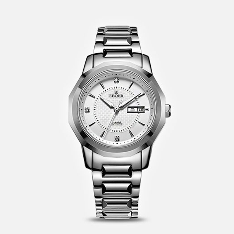 EBOHR依波表大师系列手表正品防水官方自动机械钢带男士腕表男士腕表10130117（单位：个） 银色