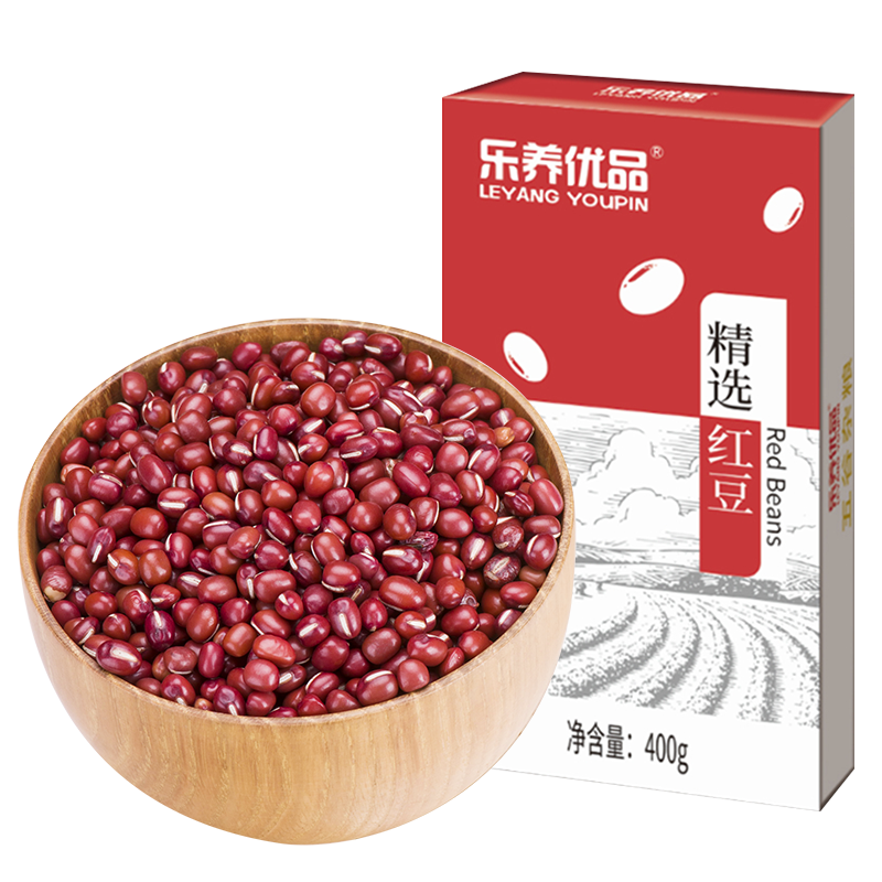 乐养优品精选红豆400g*2单位：盒  
