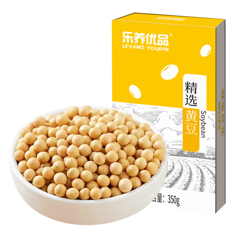 乐养优品精选黄豆350g*2单位：盒  
