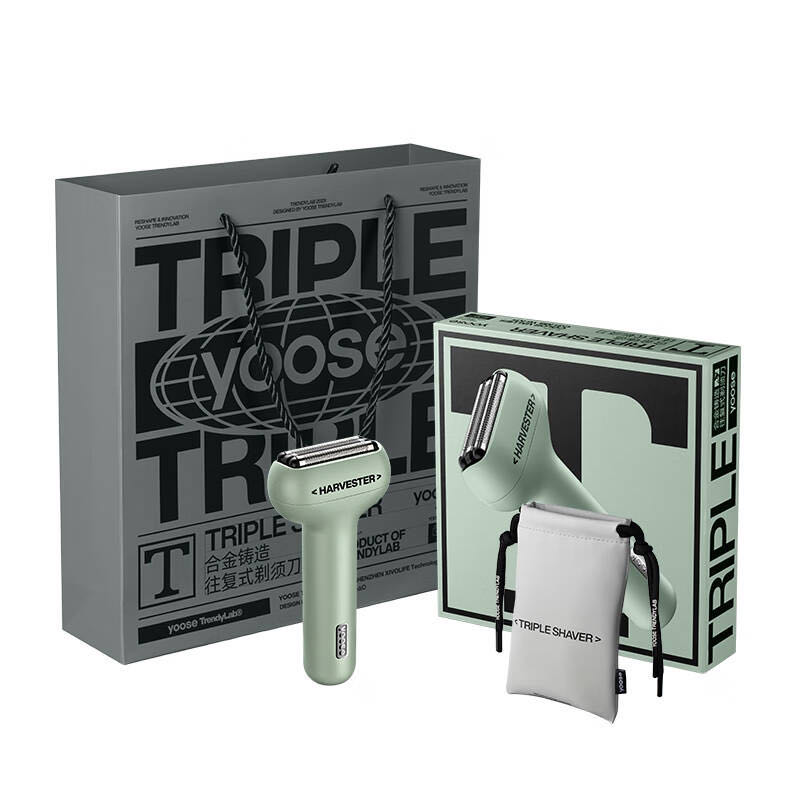 有色T1-C往复式剃须刀礼盒（单位：个） 棕榈