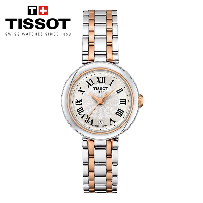 Tissot天梭 嘉丽系列钢带石英女表T126.010.22.013.01  单位：块 白色