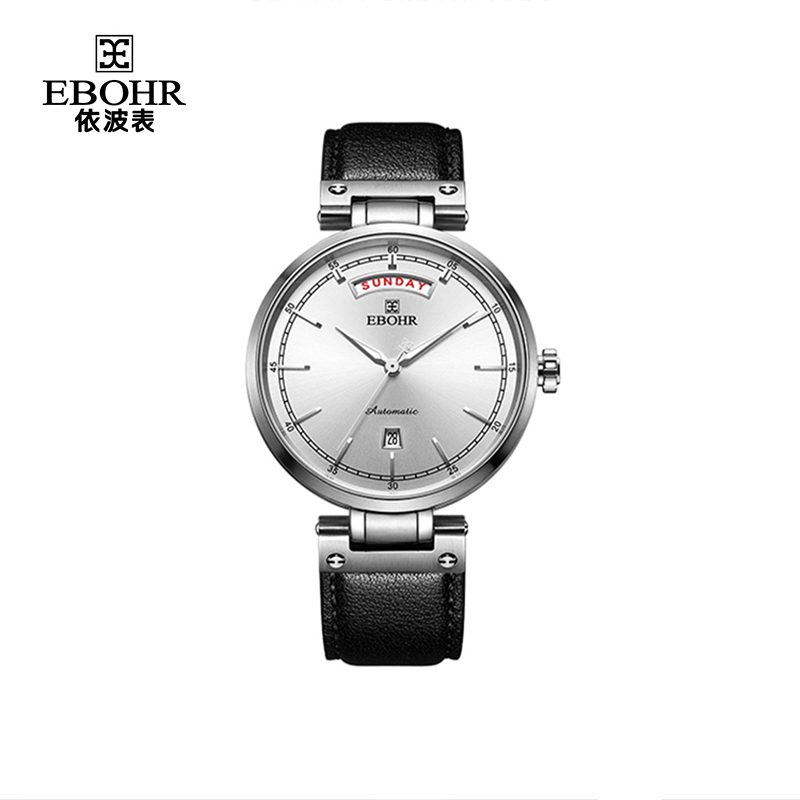 EBOHR依波表大师系列手表正品防水官方自动机械皮带情侣腕表男士腕表18094338（单位：个） 灰蓝色