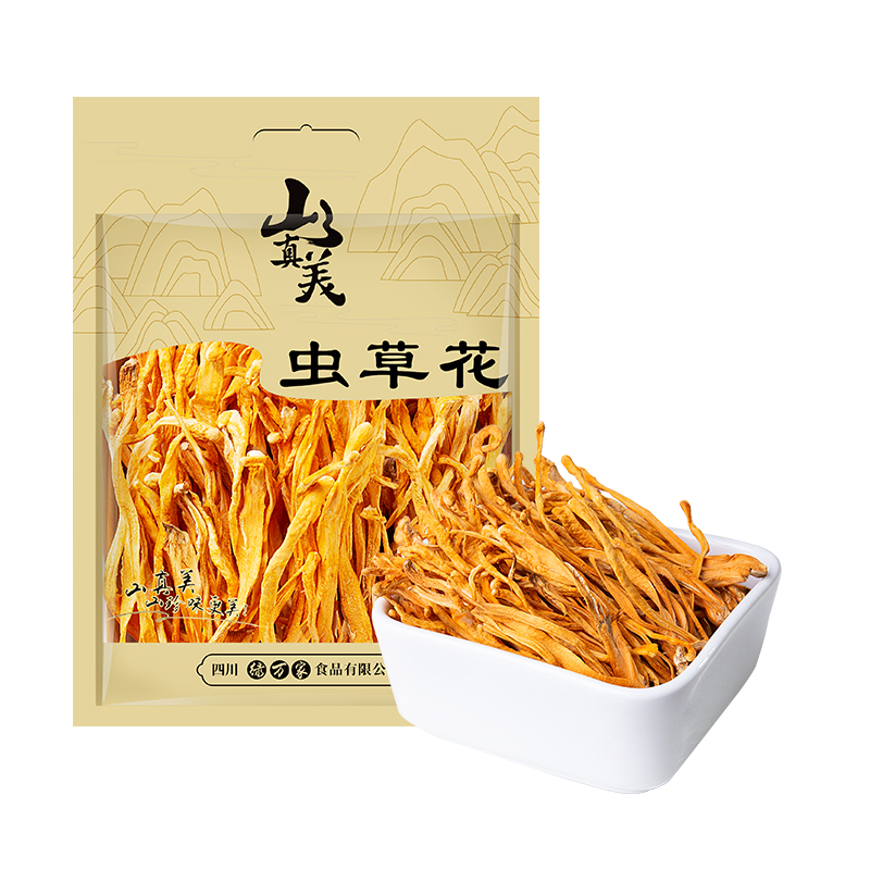 山真美虫草花68g（单位：袋）  