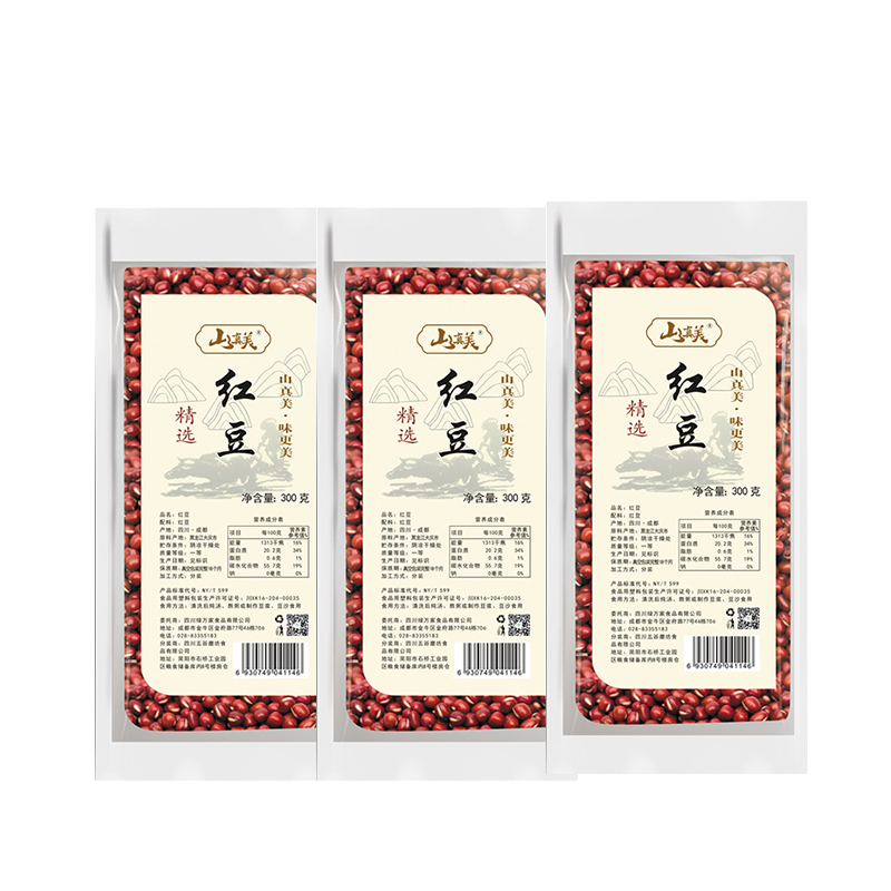 山真美红豆300g*3袋  