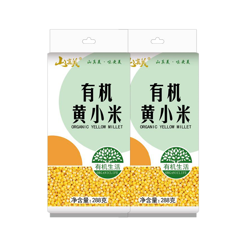 山真美有机黄小米288g*2袋  