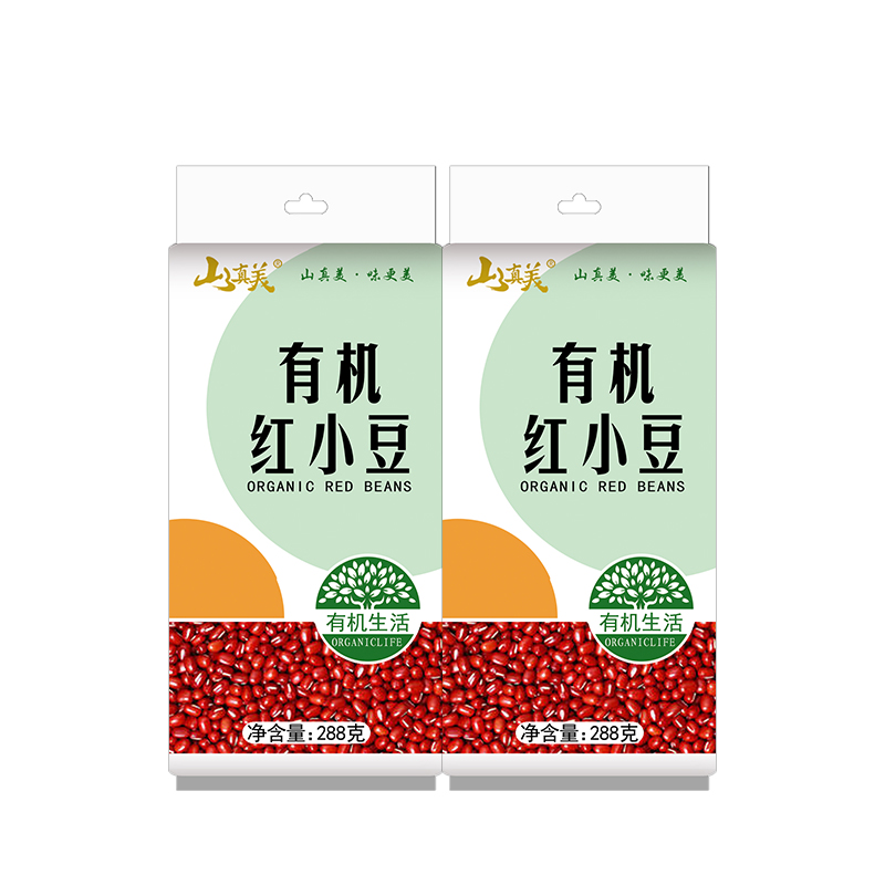山真美有机红小豆288g*2袋  