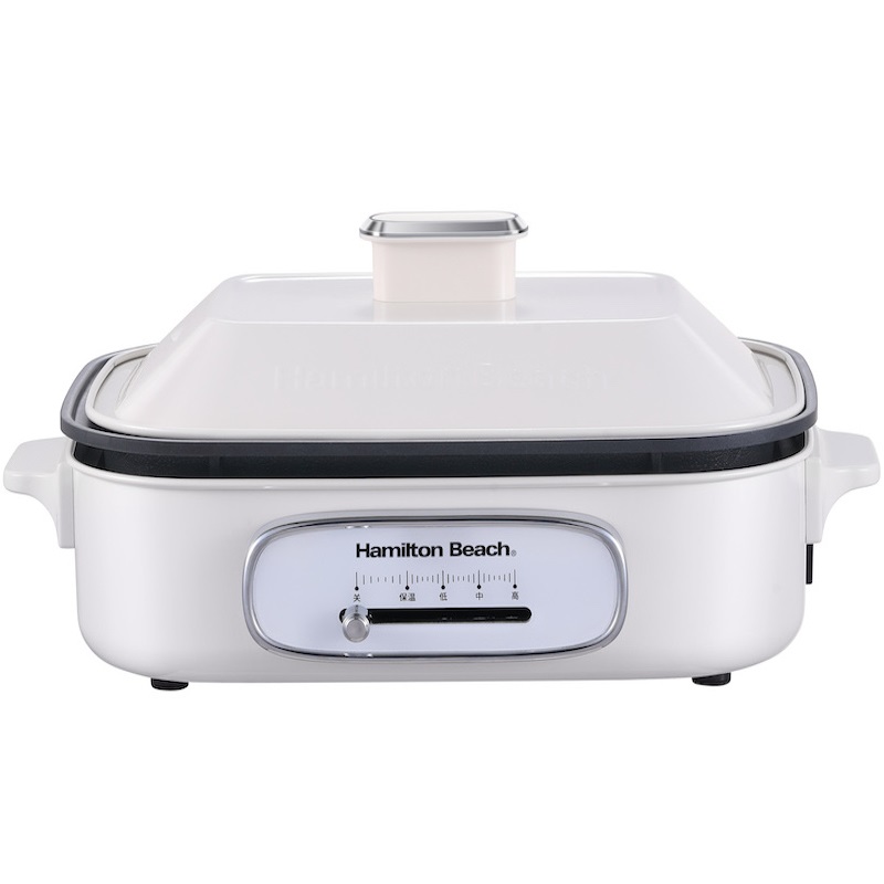 汉美驰（Hamilton Beach）MC45102多功能料理锅4.5L（单位：台） 钢琴白