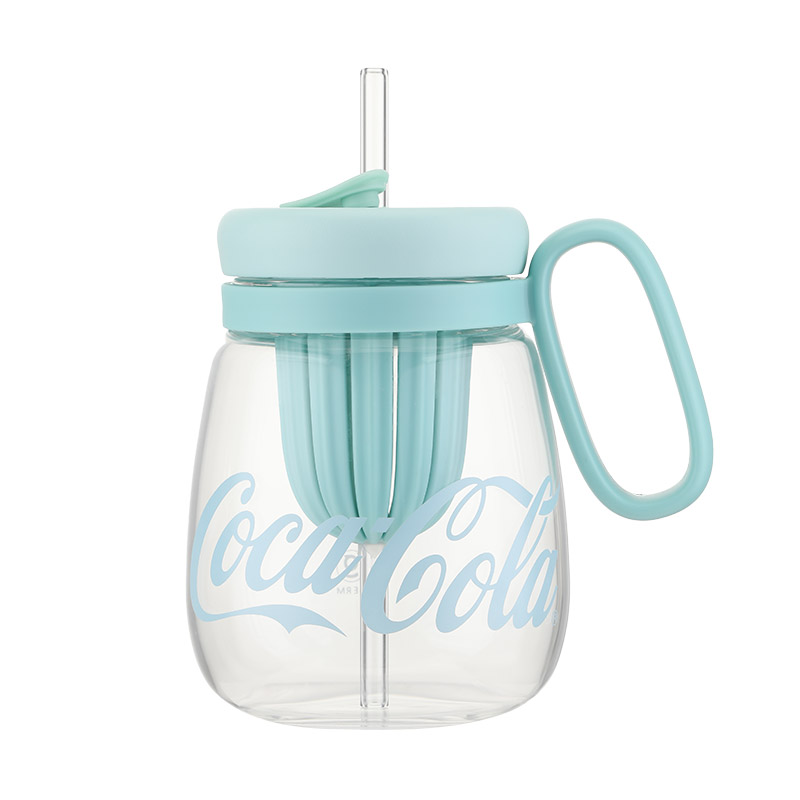 格沵（GERM）可口可乐联名系列花茶办公杯GE-CK23SS-DS8系列800ml（单位：个） 绿色