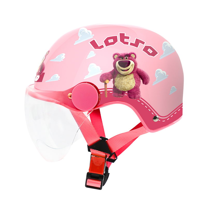 迪士尼草莓熊系列电动车头盔DI23331-LO（单位：顶） 玫瑰红色