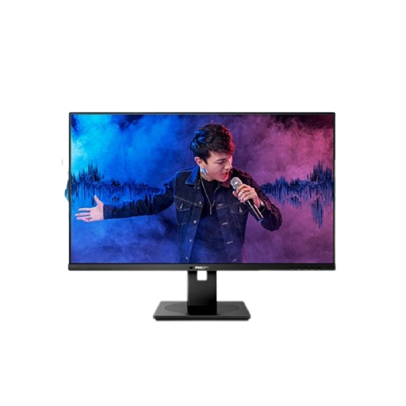飞利浦 31.5英寸 显示器 4K超清 97% adobeRGB升降旋转底座 显示器 328B1 黑色