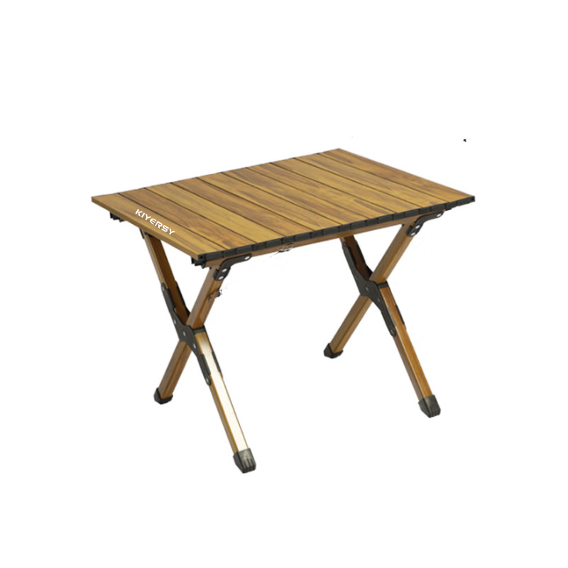 凯亚仕户外折叠铝合金蛋卷桌（小号）（单位：个） 檀木色