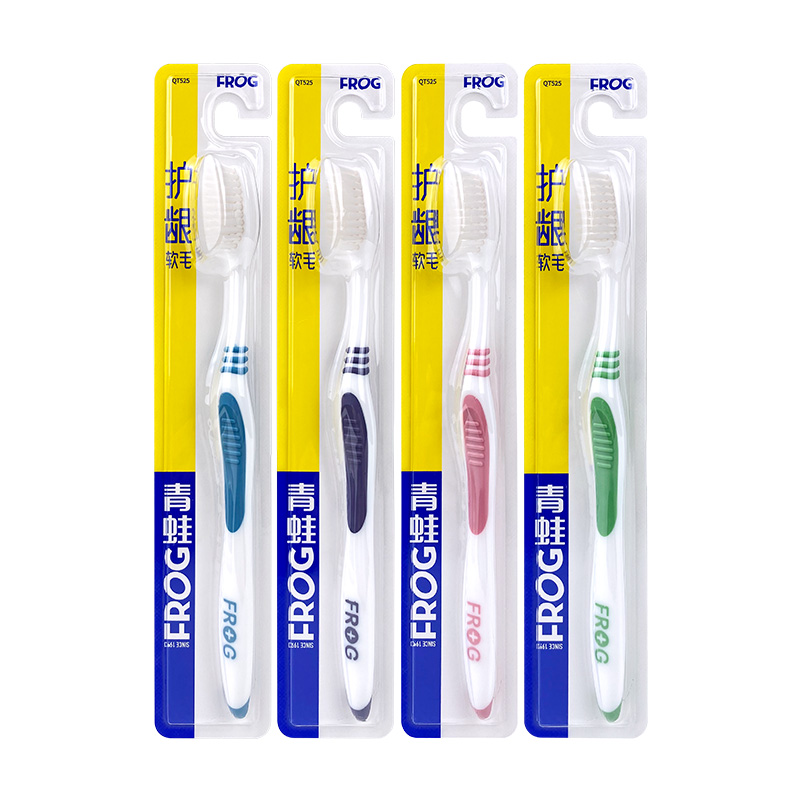 青蛙套装系列525成人牙刷（单位：套） 混色