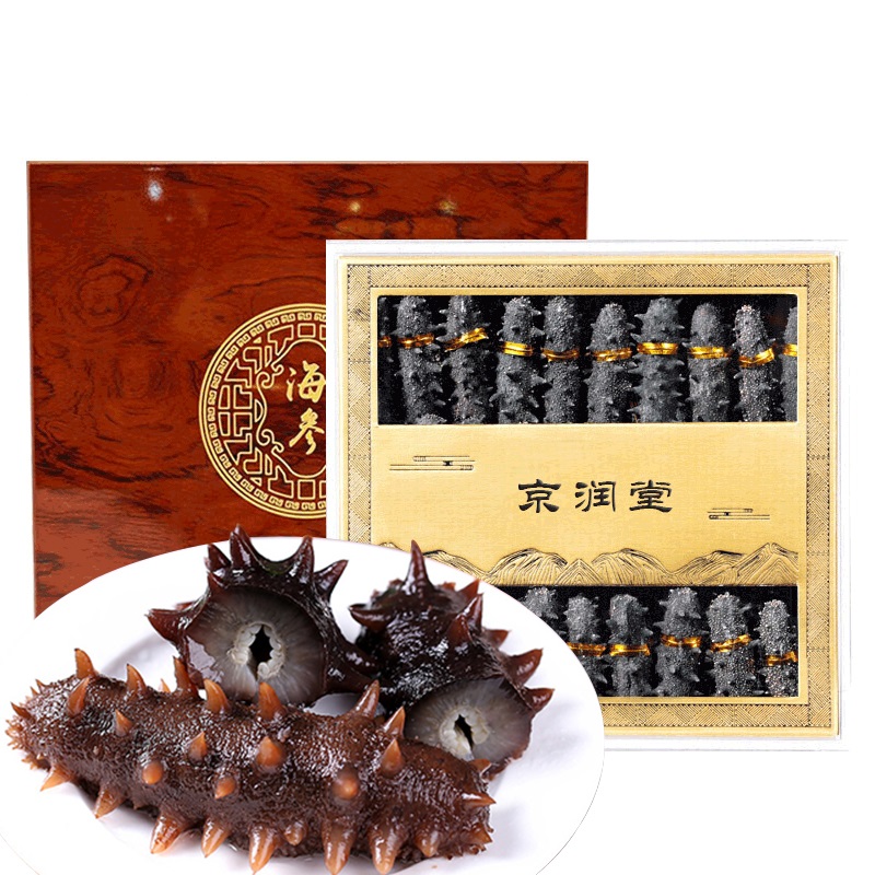 京润堂 大连一级淡干海参150克（单位：盒） 深灰色