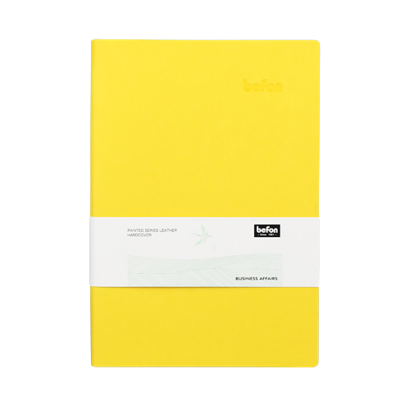得印(befon) A5彩色本 笔记本子工作学习日记本 手帐记事本子 办公用品文具 计价单位：本 黄色