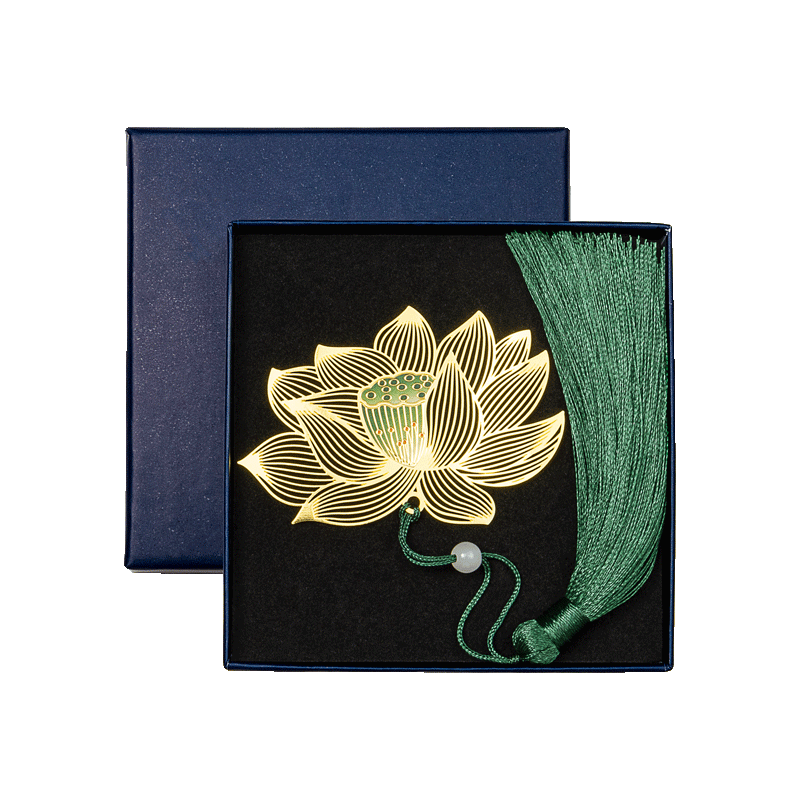 天色 5盒书签礼盒 彩色黄铜书签创意古风金属 三八妇女节礼物开工开学礼品企业定制 TS-5878 彩色