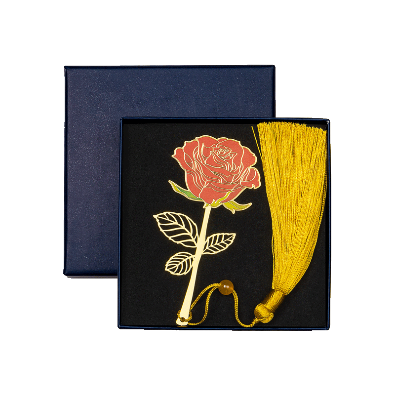 天色 5盒书签礼盒 彩色黄铜书签创意古风金属 三八妇女节礼物开工开学礼品 彩色